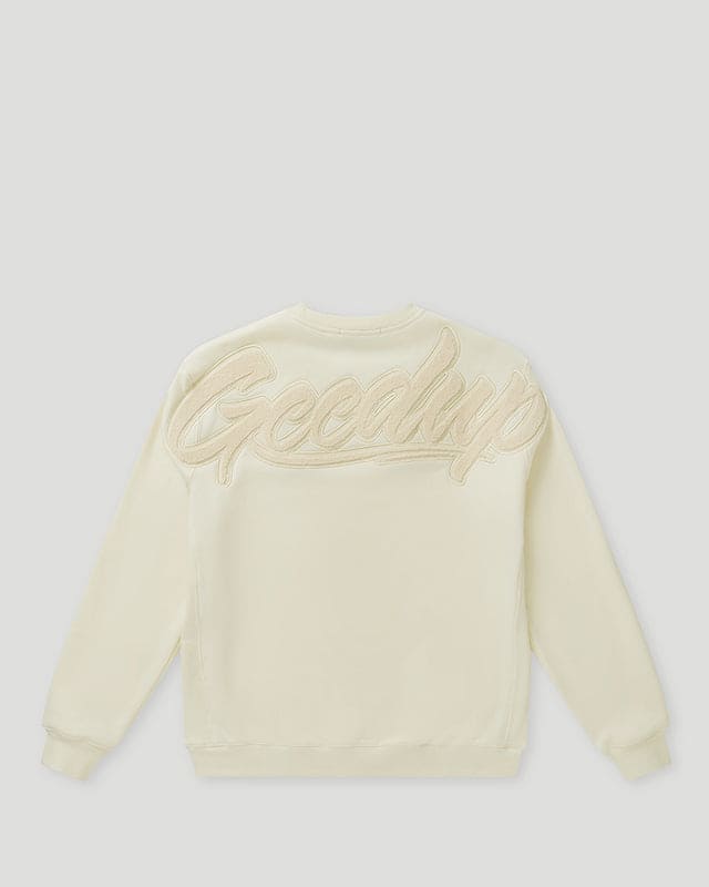 OS Script Crewneck Cream