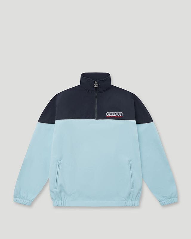 Sportsman QTR-ZIP Navy/Sky Blue