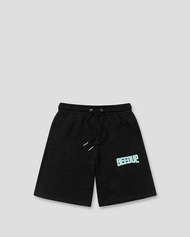 PFK EMB Shorts Black/Teal