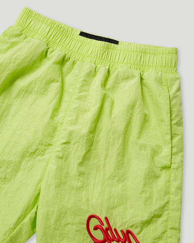 KIDS Handstyle Nylon Shorts Hyper Yellow