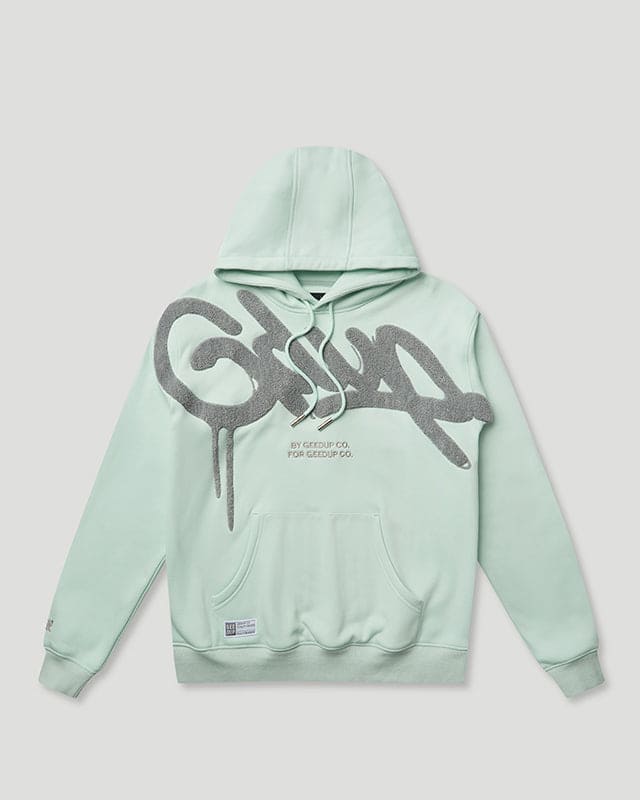 B.1 / Handstyle Hoodie Teal/Grey