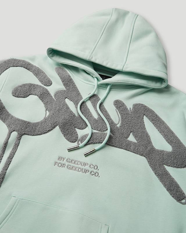 Handstyle Hoodie Teal/Grey