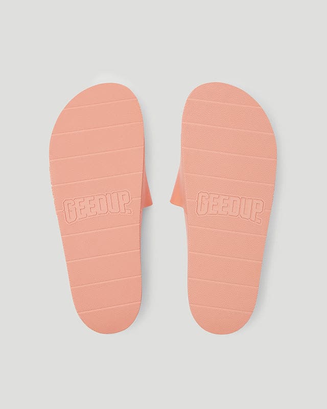 Core Logo Emboss Slides Peach