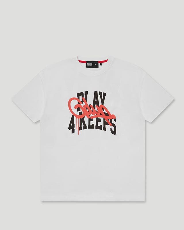 Play 4 Keeps T-Shirt White/Red