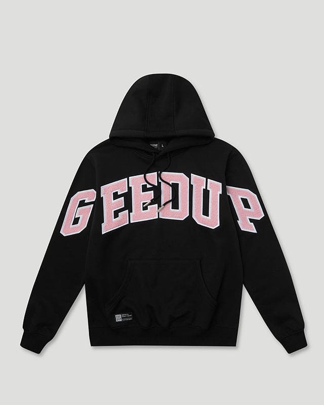 A .1 / Team Logo Hoodie Black/Dusty Pink