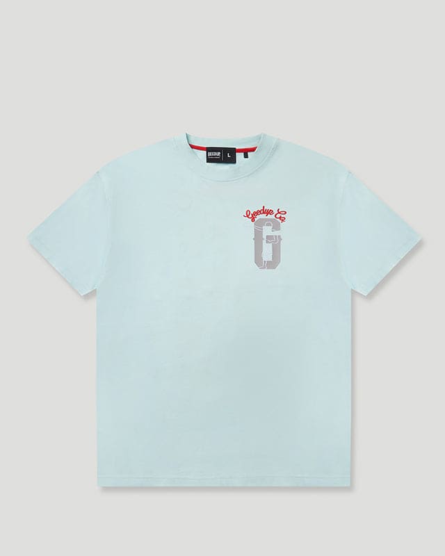 Boxer T-Shirt Light Blue/Red