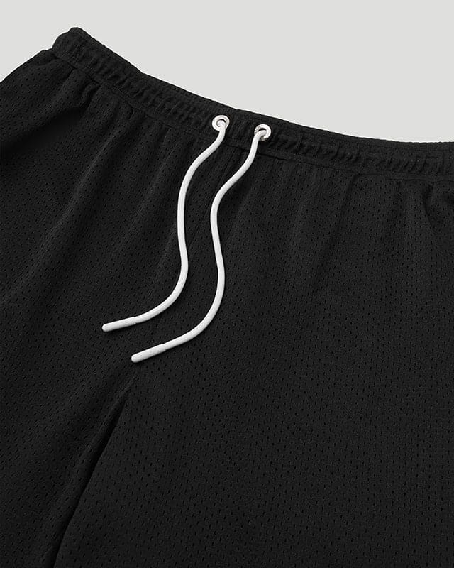 Team Logo Mesh Shorts Black