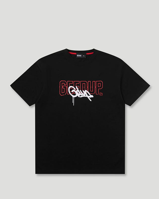 Neon Core Logo T-Shirt Black/Red