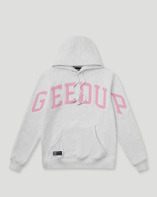 Team Logo Hoodie White Marle/Pink