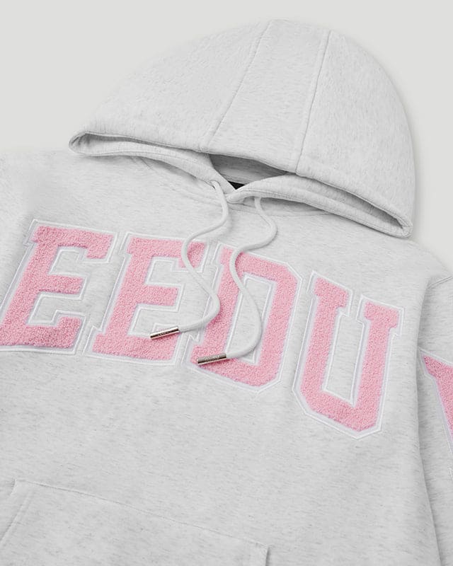 Team Logo Hoodie White Marle/Pink