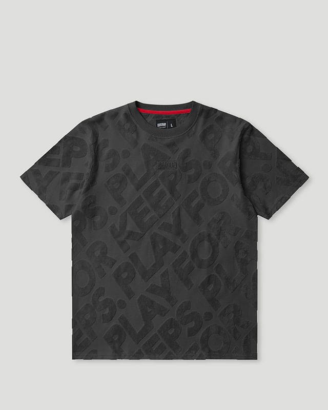 PFK Jacquard T-Shirt Charcoal