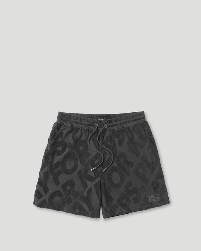 PFK Jacquard Shorts Charcoal