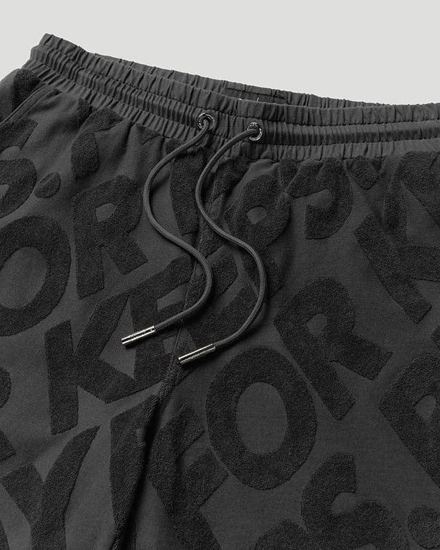 PFK Jacquard Shorts Charcoal