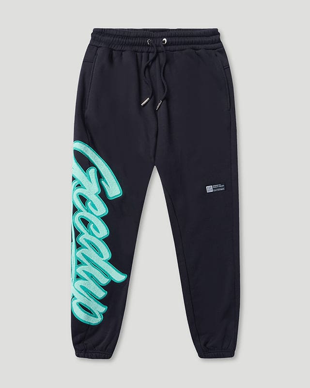 Script Trackpants Navy/Teal