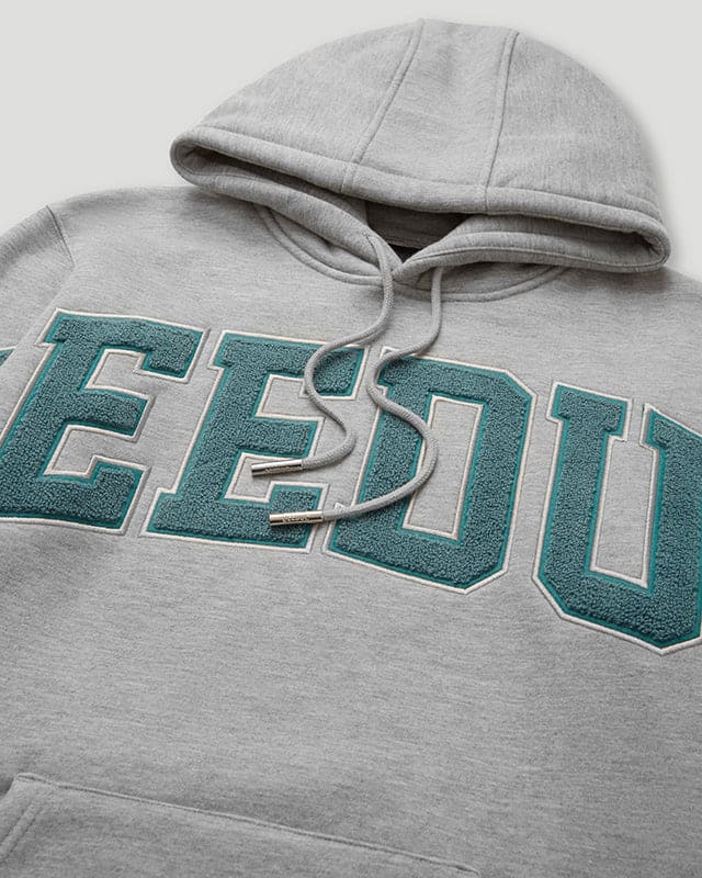 Team Logo Hoody Grey/Aqua Green