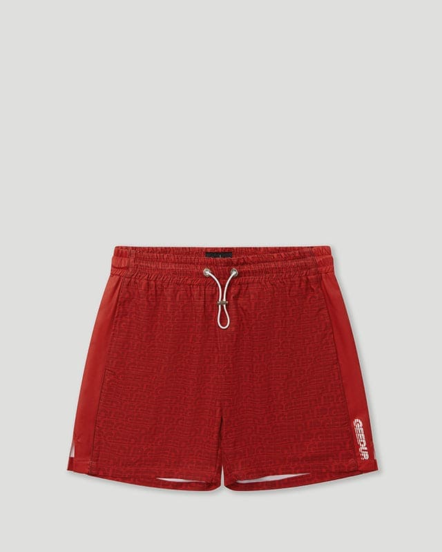 Geedup Sportsman Swim Shorts Red