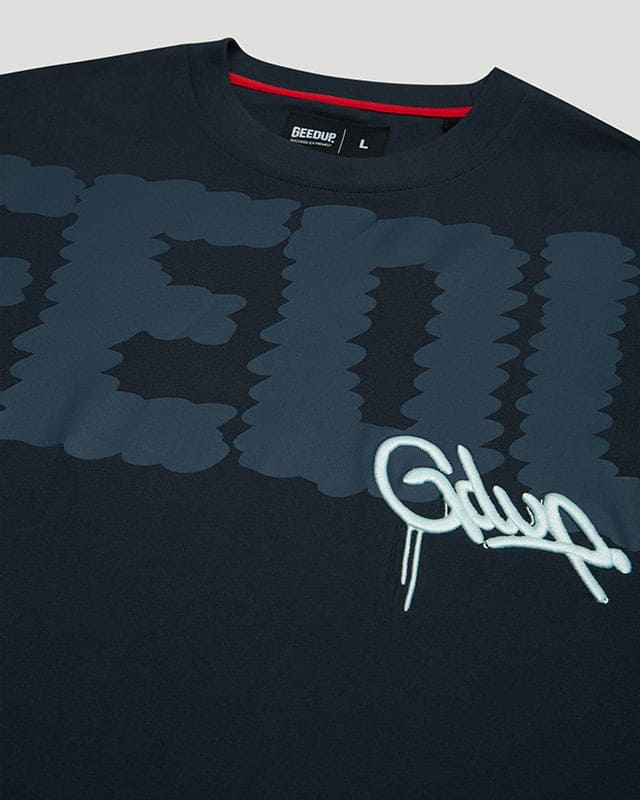 Scribble Fill Handstyle T-Shirt Washed Navy – Geedup Co.