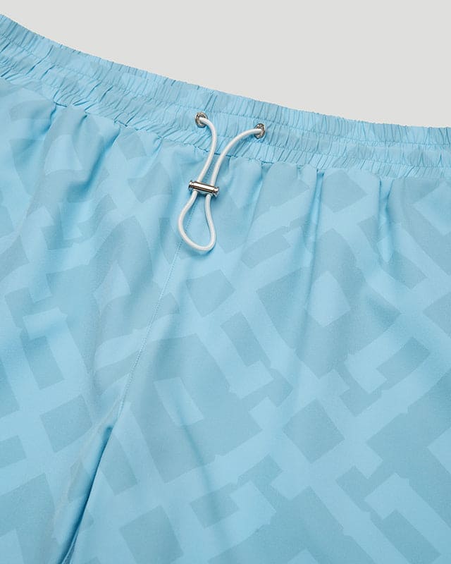 G Monogram Swim Shorts Light Blue