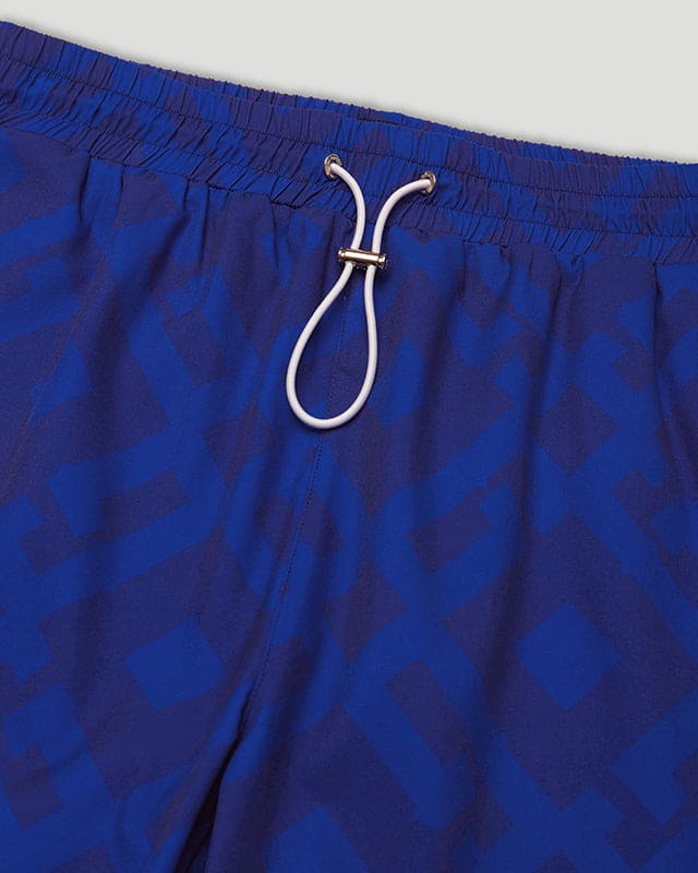 G Monogram Swim Shorts Royal Blue