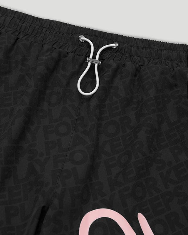 HS/PFK Monogram Swim Shorts Black/Pink