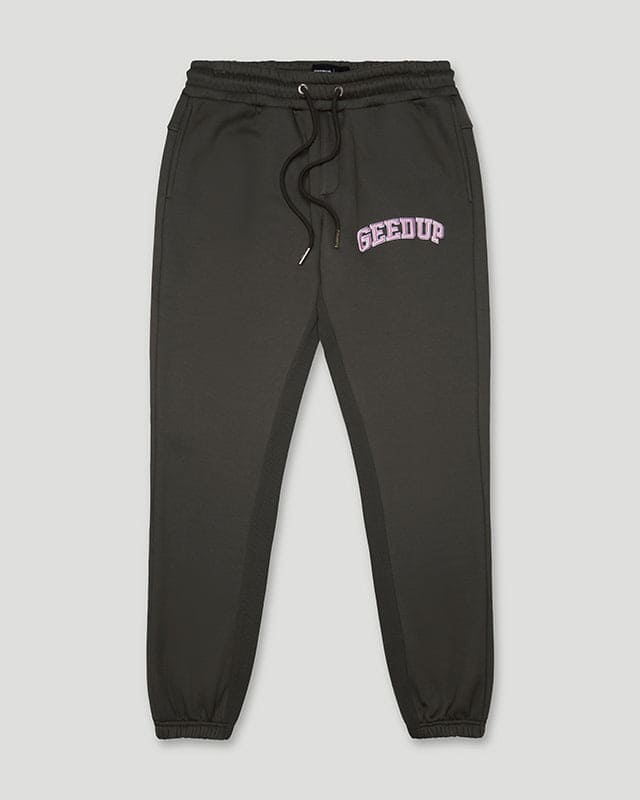 Team Logo Trackpants Charcoal/Dusty Pink