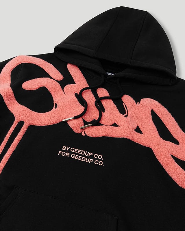 Handstyle Hoodie Black/Peach