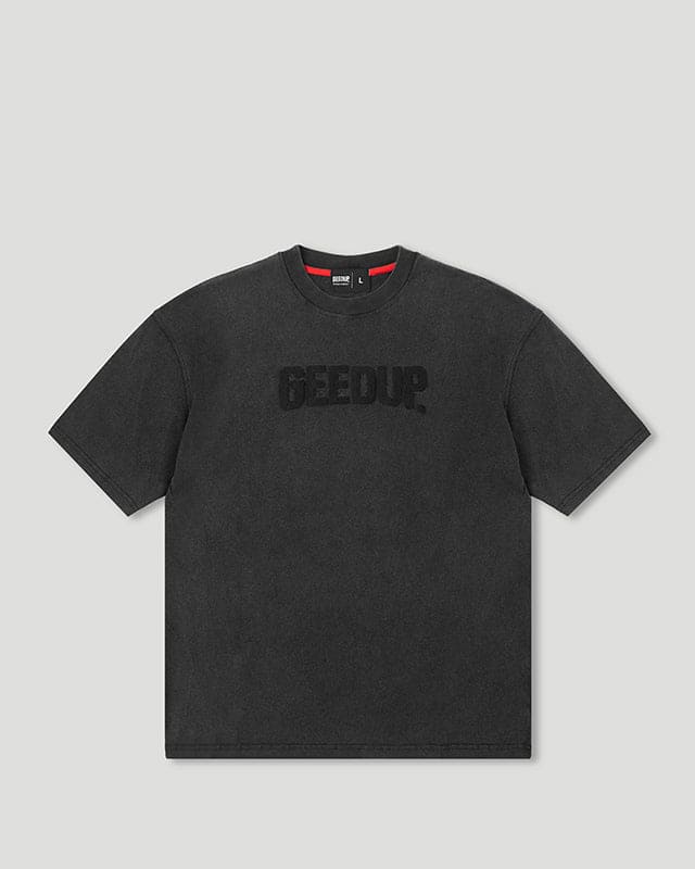 Stacked Logos T-Shirt Vintage Washed Black