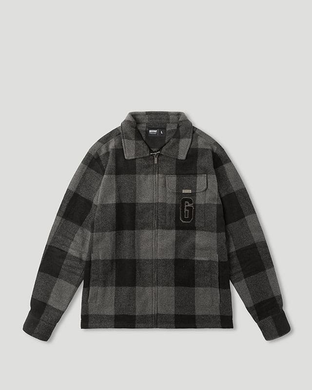 PFK Flannel Jacket Black/Grey