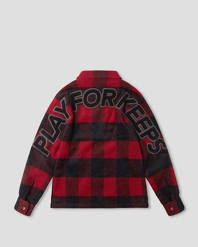 PFK Flannel Jacket Red/Navy