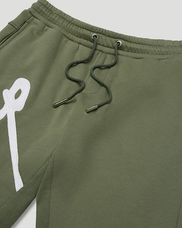 Geedup Signature Trackpants Olive/White