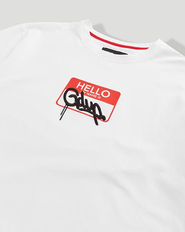 GDUP Sticker T-Shirt White