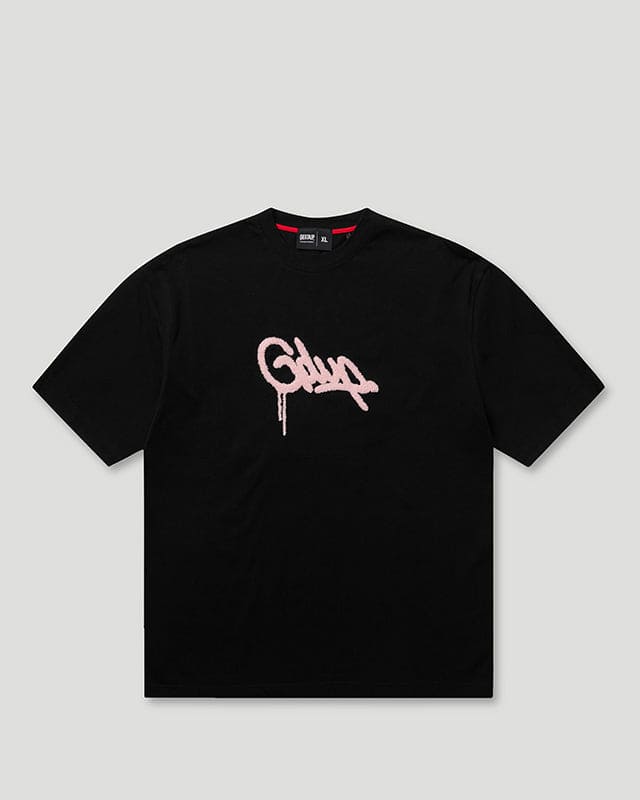 US VS THEM T-Shirt Black/Pink