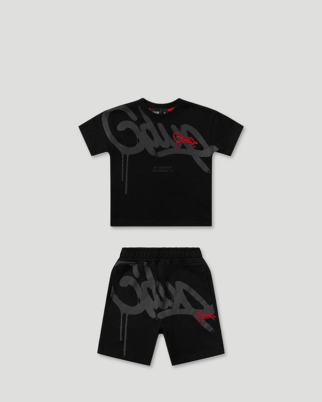 Handstyle Kids Cotton Set Black