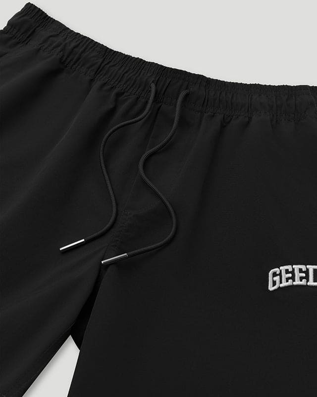 Micro Team Logo Shorts Black