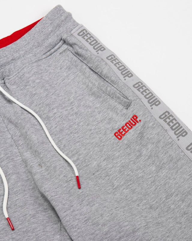 Core Logo Tape Walk Shorts Grey